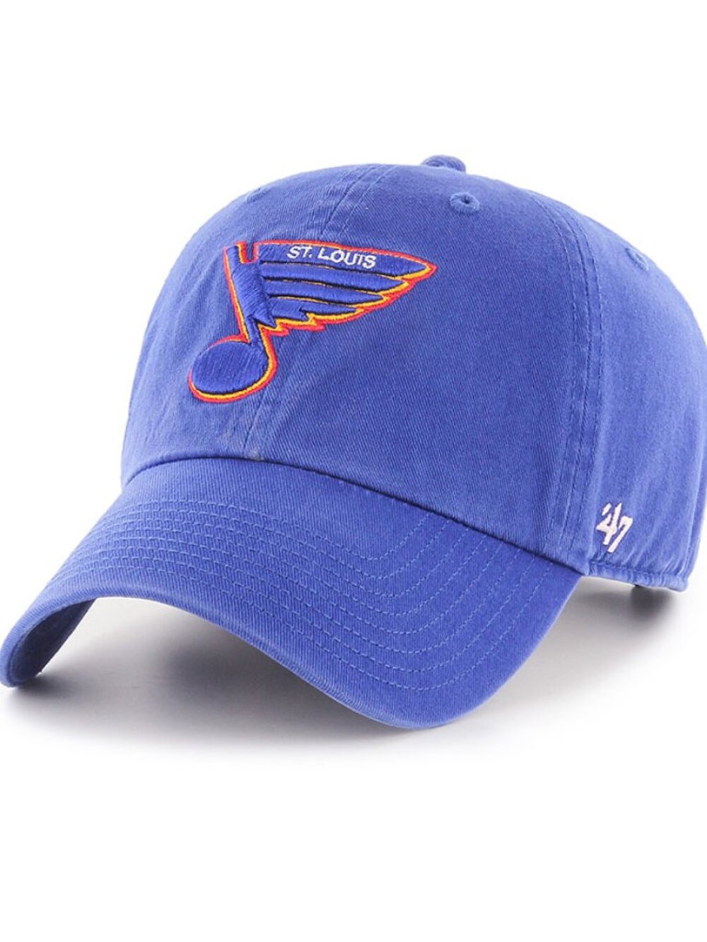 '47 St Louis Blues Retro Clean up Adjustable Hat - Blue, Blue, COTTON, Size ADJ